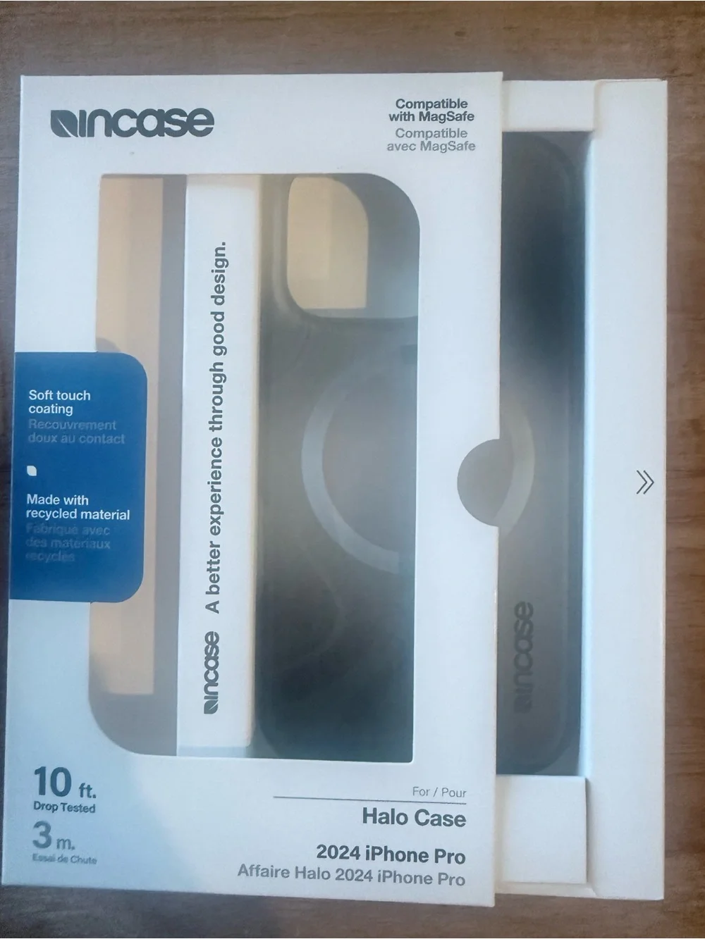 New! Incase Halo Case for iPhone 16 pro gray/black matte